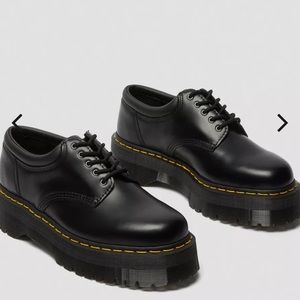 Dr. marten 8053 LEATHER PLATFORM CASUAL SHOES size 8
